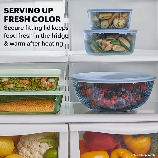 Pyrex® Colors Sculpted Tinted 4-piece Mixing Bowl Set - Image 4