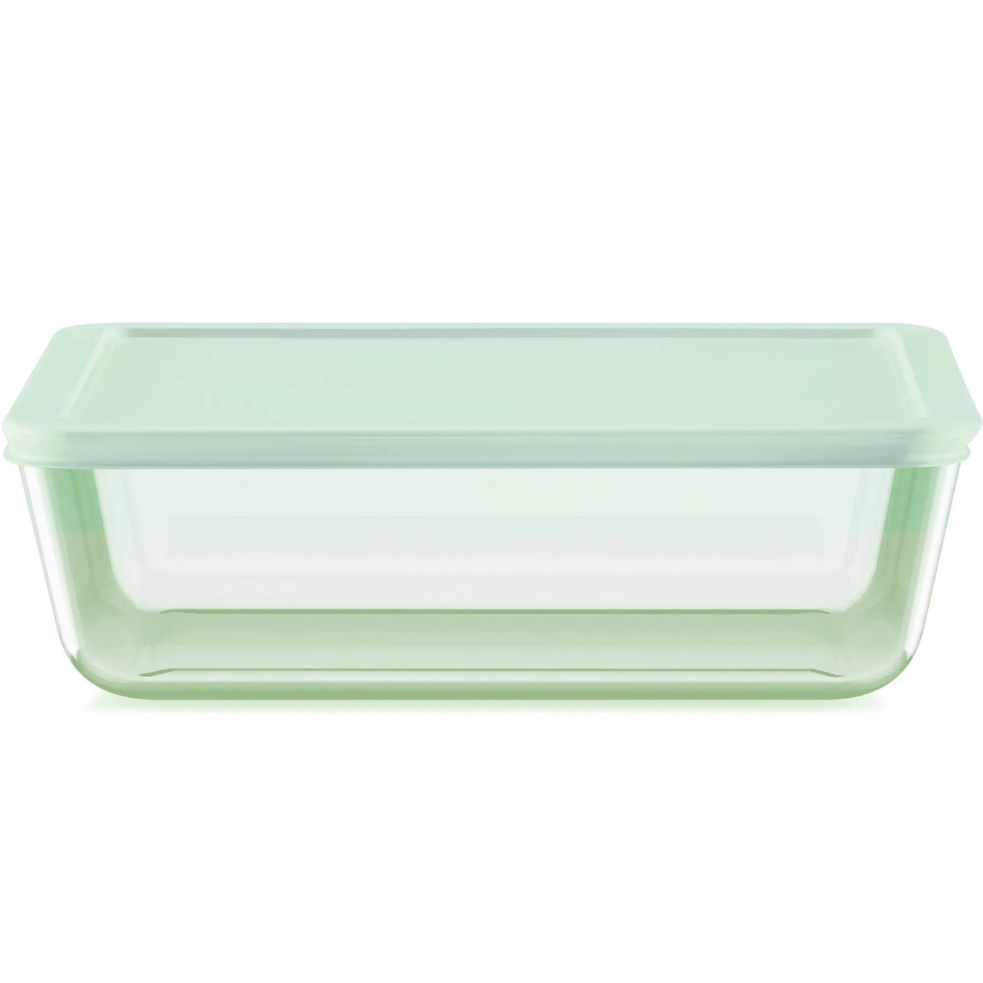 Pyrex? Simply Store? Tinted 11-cup Rectangle Storage with Green Plastic Lid