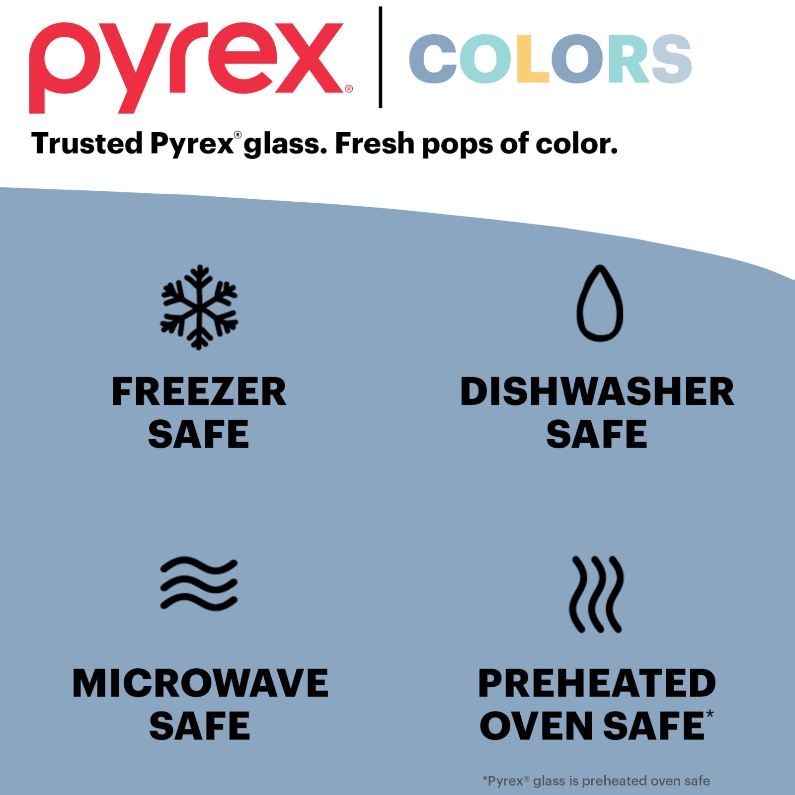 Pyrex? Colors Sculpted Tinted 9 x 13 Baking Dish with Plastic Lid. Smoke - Image 5